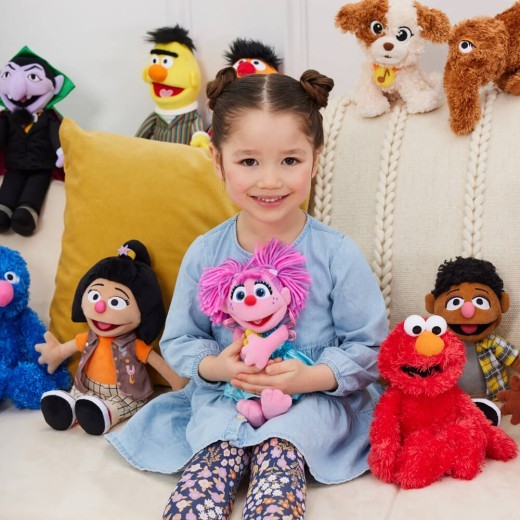 Sesame Street Abby Cadabby Holding Flower Soft Toy