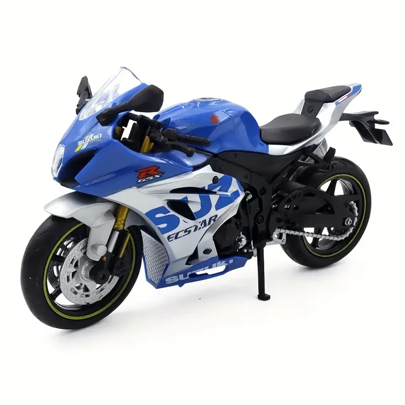 Simulation 1:12 Alloy I GSX R1000R Motorcycle Model Toy Car Decoration Sliding Car Model Toy Birthday Gift Halloween Christmas Gift