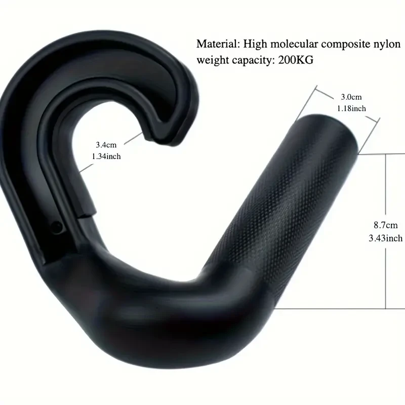 45 High-Strength Nylon Fitness Grip Hook