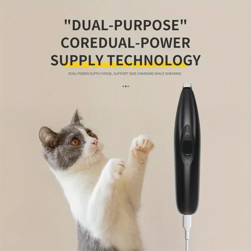 Ultra-Quiet Pet Hair and Nail Trimmer
