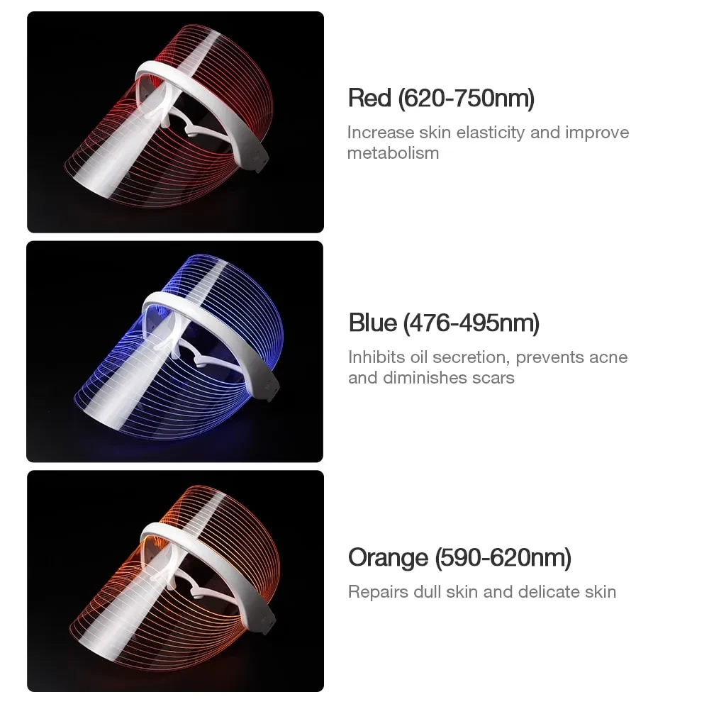 Small Bulb Color Light Mask Beauty