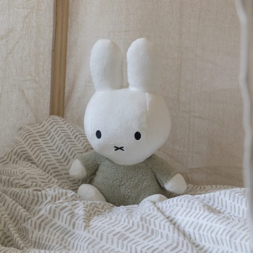 Miffy Fluffy Cuddle Plush Green Large