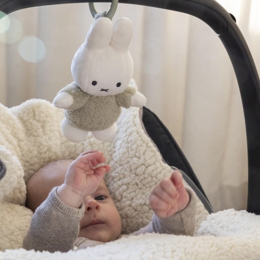 Miffy Fluffy Hanging Toy Green