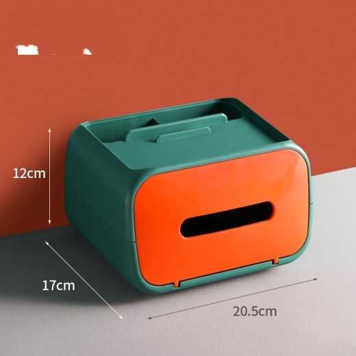 Convenient Paper Box Household Magnet Tissue Box Desktop Organizer Storage Box