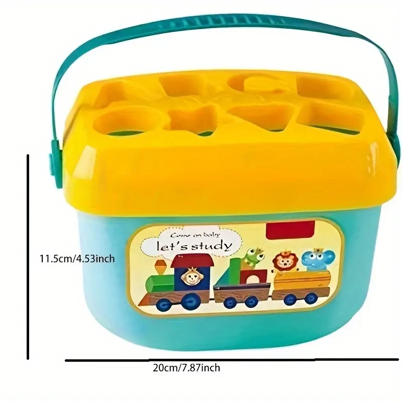 Shape Sorter Toy - ABC & Shape Pieces