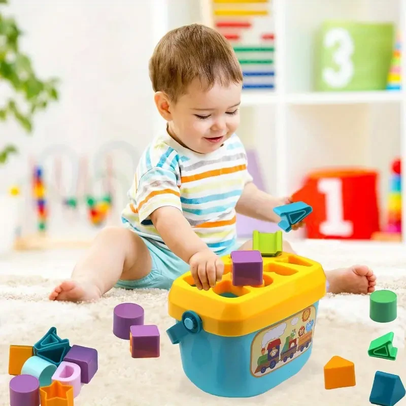 Shape Sorter Toy - ABC & Shape Pieces