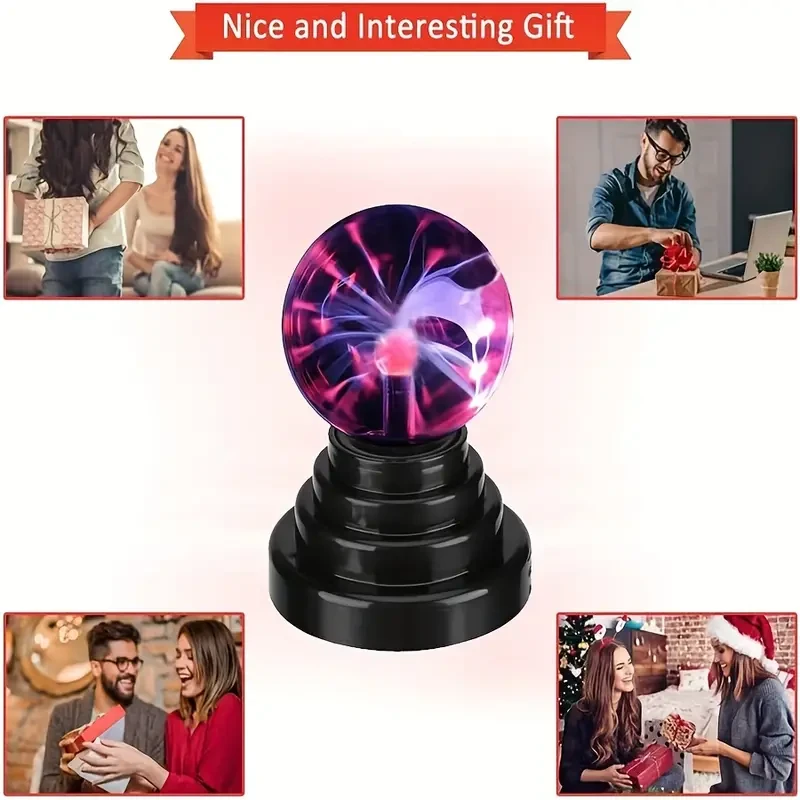 1pc Plasma Ball Electrostatic Induction Light