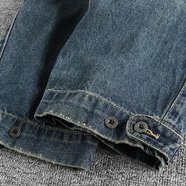Distressed Multi-Pocket Cargo Jeans