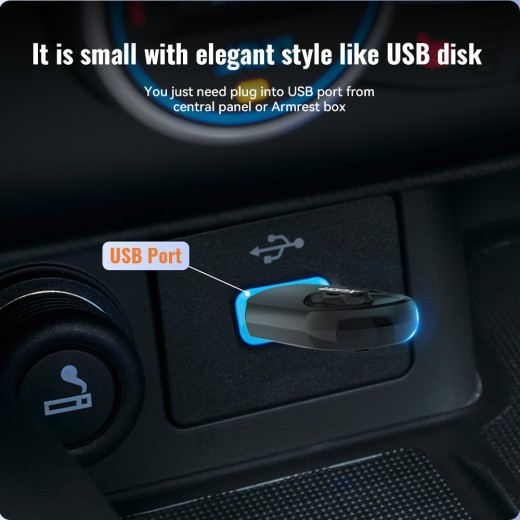Mini 2-in-1 Carplay USB Interface Wireless Data