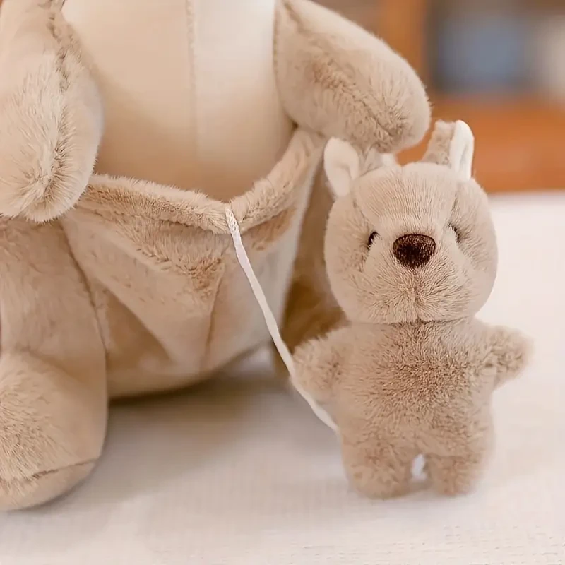 Adorable Kangaroo Family Plush Toy