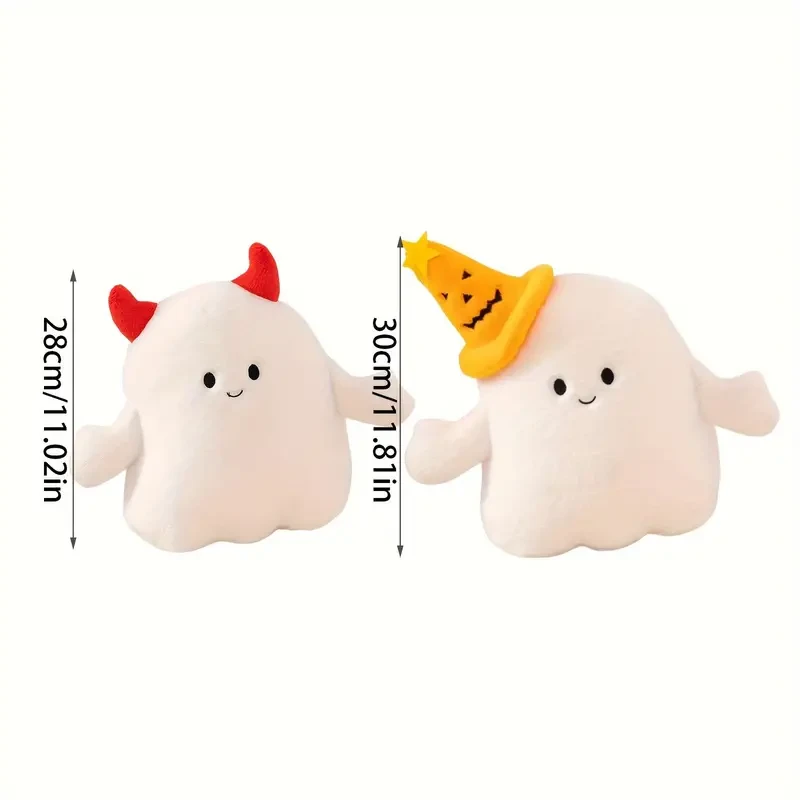 Party-Friendly Plush Ghost Cloud Pillow