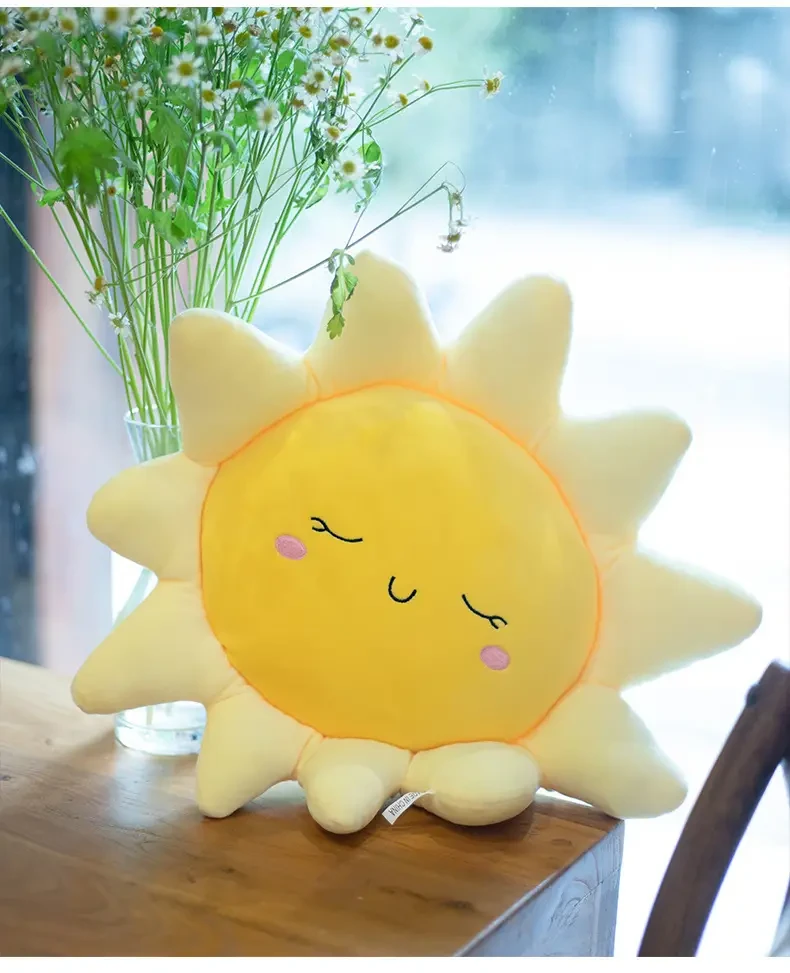 Sun Pillow Girl Heart Cloud Down Cotton Plush Cushion Home Sofa Decoration Cushion