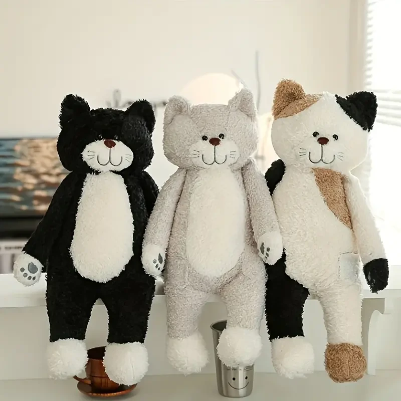 Cat plush toys, cute cat dolls, sleeping with pillows, sofa decorations,