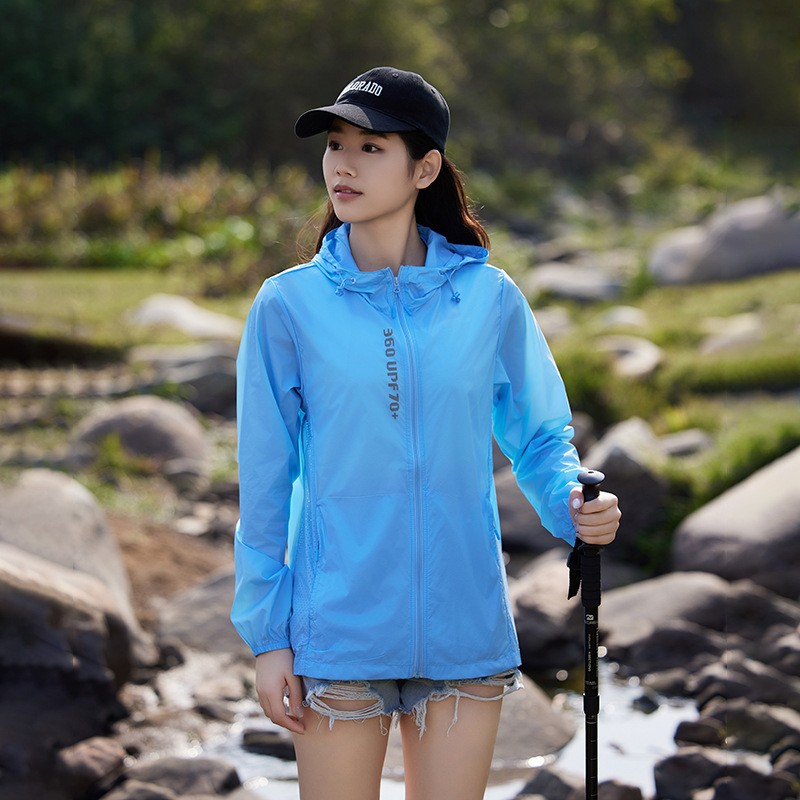 SunGuard UPF70 Ice Silk UV Protection Hooded Jacket