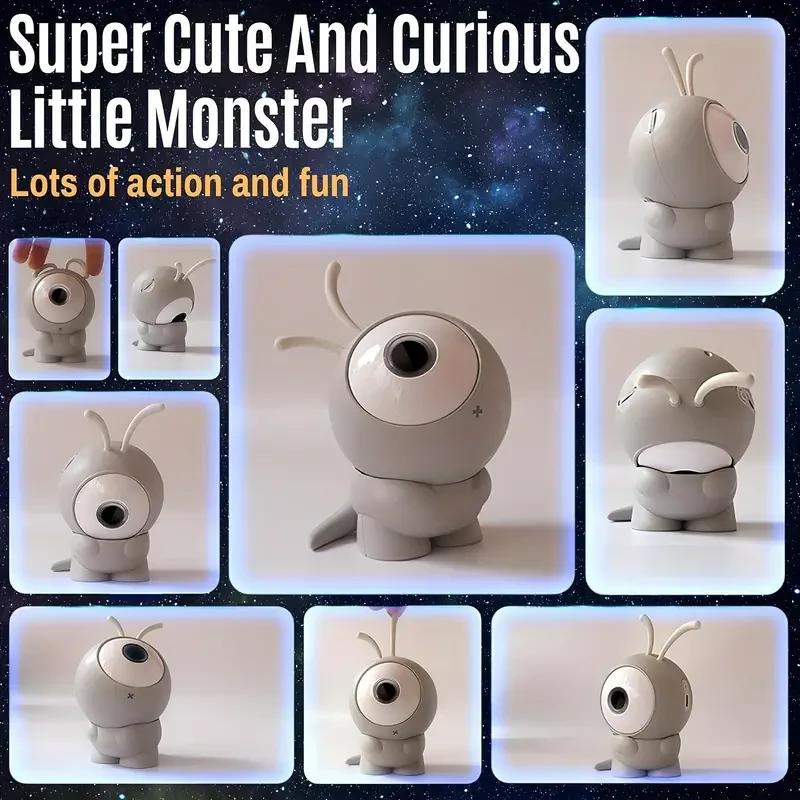 Monster Galaxy Star Projector Lamp - 6 Patterns, 360 Rotatable