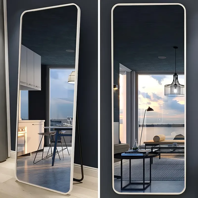 Large Full-Body Mirror with Premium Aluminum Alloy Frame