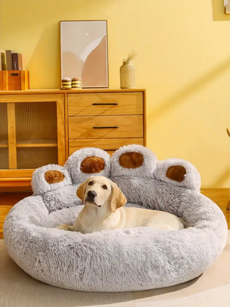 Plush Winter Warm Pet Bed