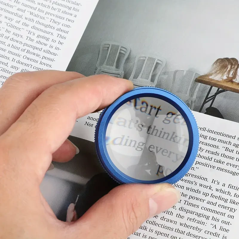 30X Portable Pocket Magnifying Glass - Handheld Magnifier for Watch Repair and Jewelry Making