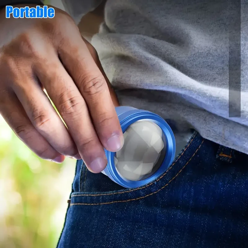 30X Portable Pocket Magnifying Glass - Handheld Magnifier for Watch Repair and Jewelry Making