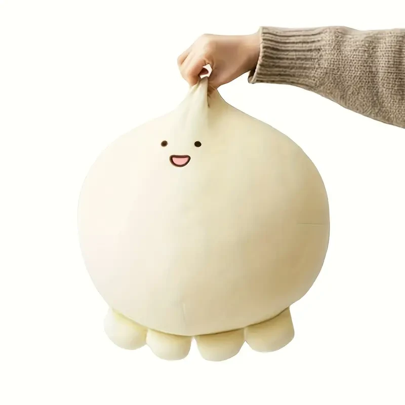 Charming Octopus Plush Toy - Cozy Cartoon Cushion for Youngsters and Adults, Stuffed Marine Creature