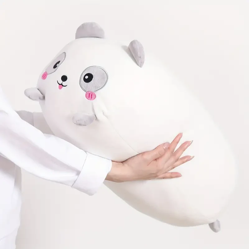 24-Inch Adorable Panda Plush Pillow - Soft, Cuddly Animal Body Toy