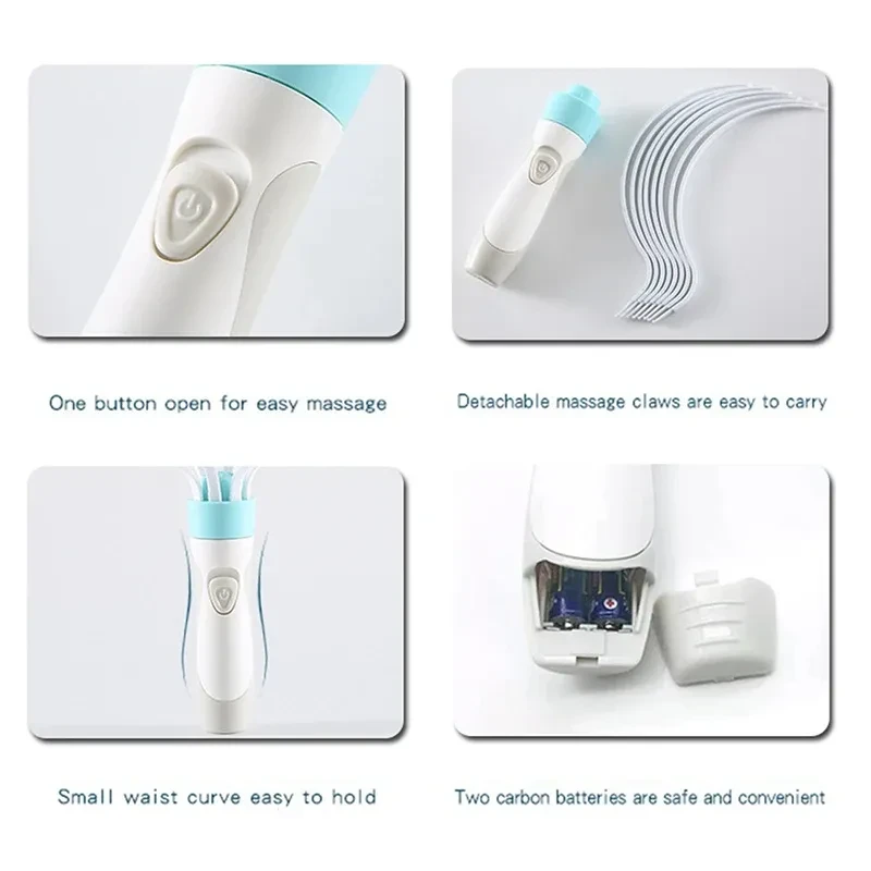 Head Massager Scalp Vibration Eight Claw Electric  Massager