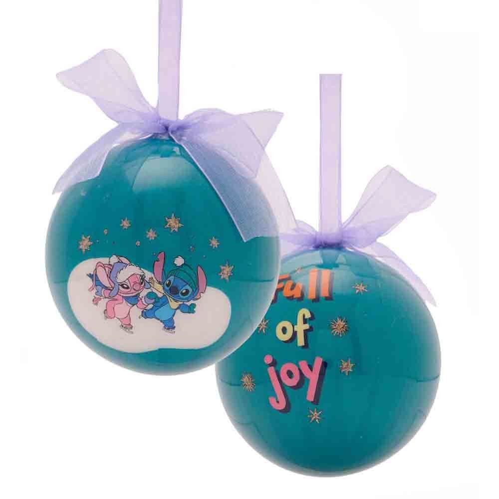 Stitch Christmas set of 4 Baubles
