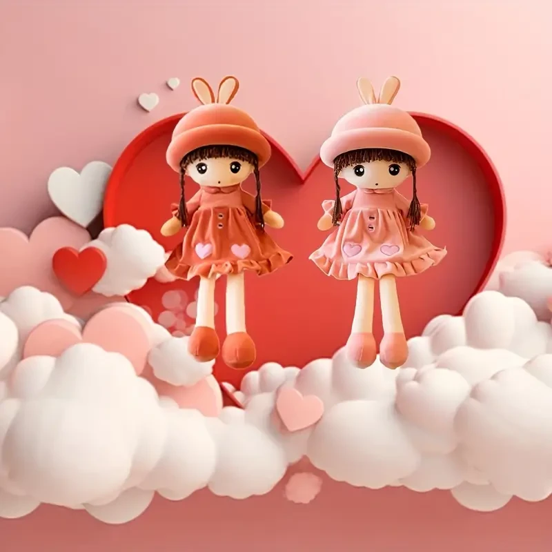 1 Cute Rag Doll Plush Stuffed Stuffed Doll,