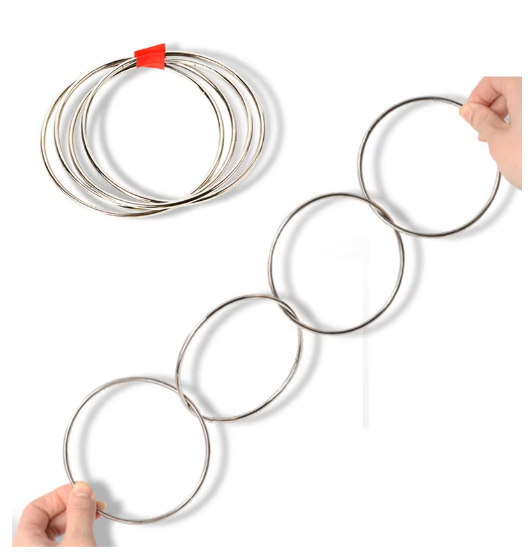 4Pcs Magic Rings Magical Tricks