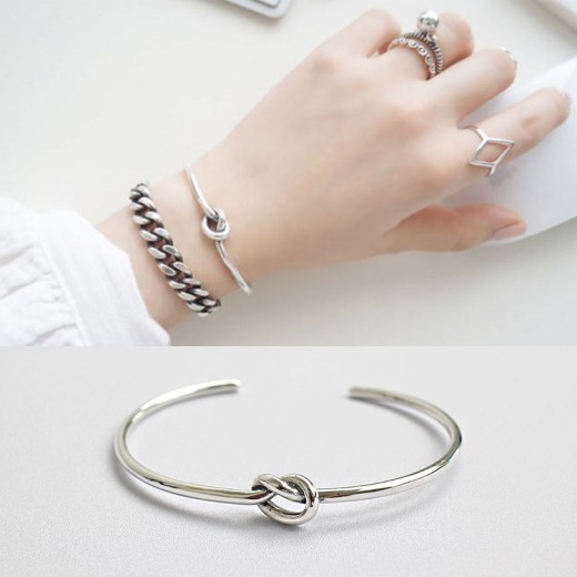 Simple Craft Single Knot Bangle Bracelet