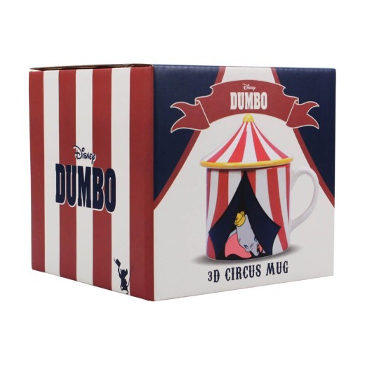 Disney Shaped Mug With Lid : Dumbo Circus