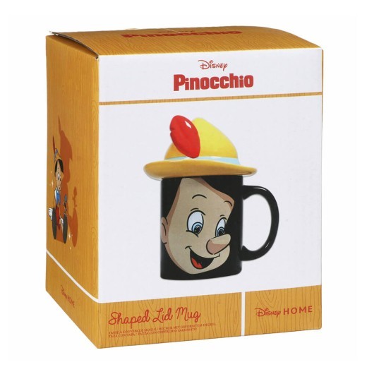 Disney Shaped Mug With Lid : Pinocchio