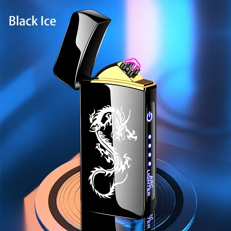 Outdoor Smart Windproof USB Charging Lighter - Rechargeable and Reusable