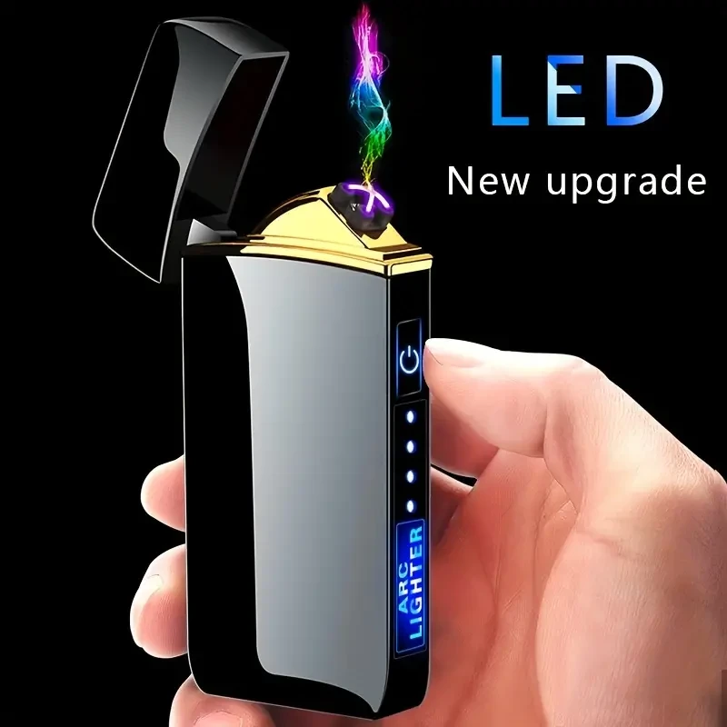Outdoor Smart Windproof USB Charging Lighter - Rechargeable and Reusable