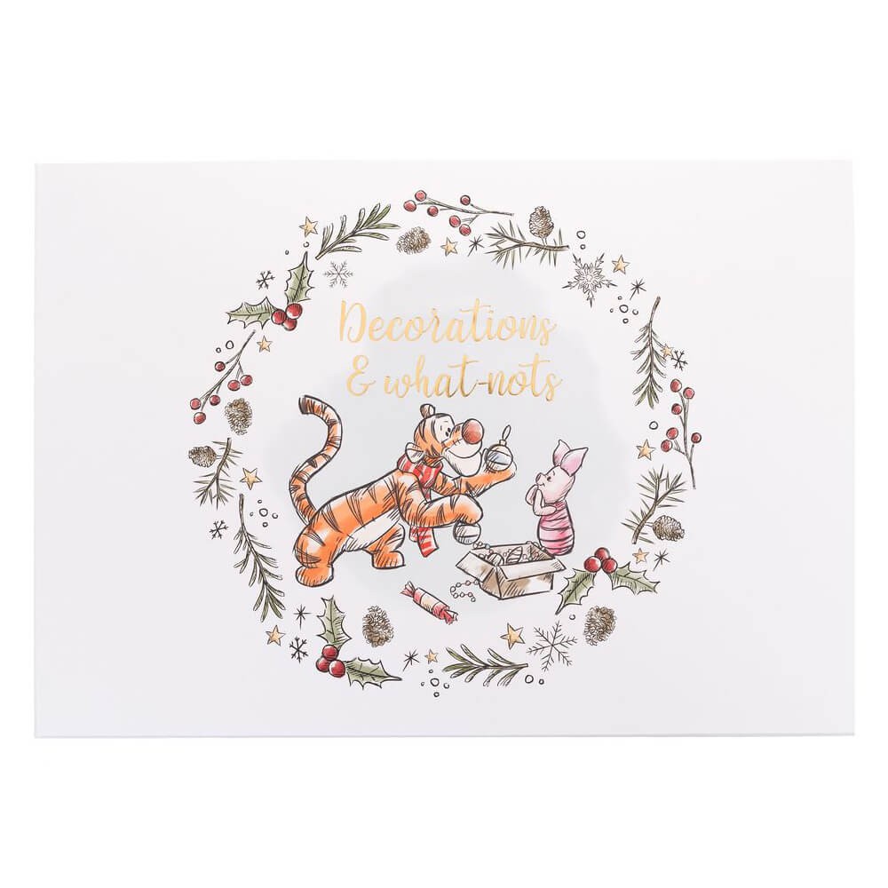Winnie The Pooh Christmas: Storage Box 'Decorations & Whatnots'