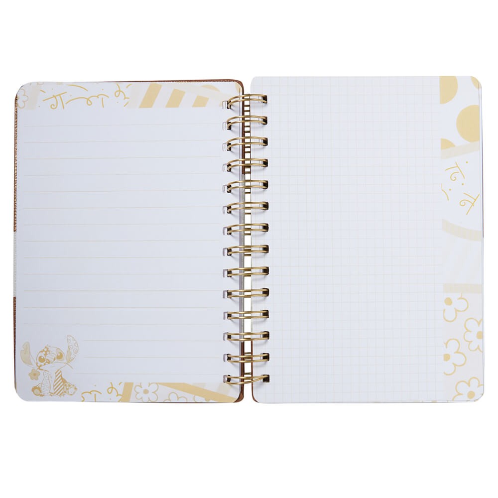 Midas Stitch Faux Leather Notebook