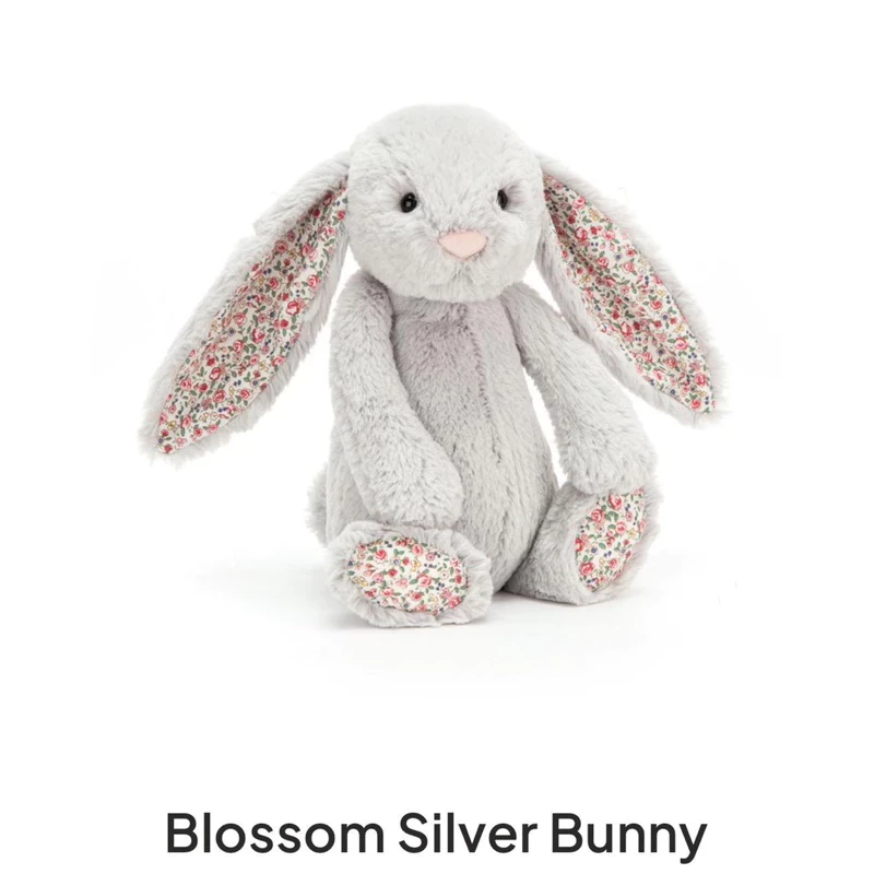 New!! Jellycat Doll Blossom Bunny Rabbit cute soft Plush Toy Baby Soothing Doll Sleeping Pillow - Medium 1 Label