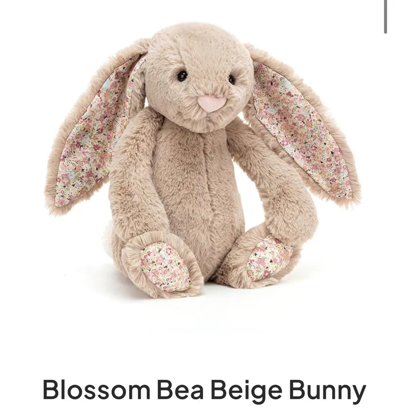 New!! Jellycat Doll Blossom Bunny Rabbit cute soft Plush Toy Baby Soothing Doll Sleeping Pillow - Medium 1 Label
