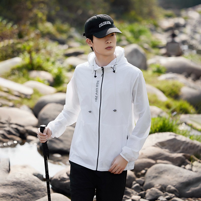 SunGuard UPF70 Ice Silk UV Protection Hooded Jacket