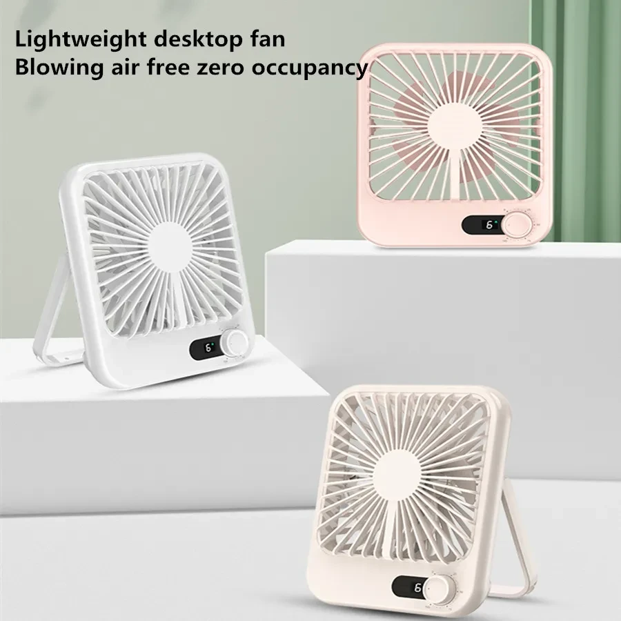 Mini USB Hand Clip Fan - Quiet, Portable Desktop Cooling Fan for Dorm & Travel