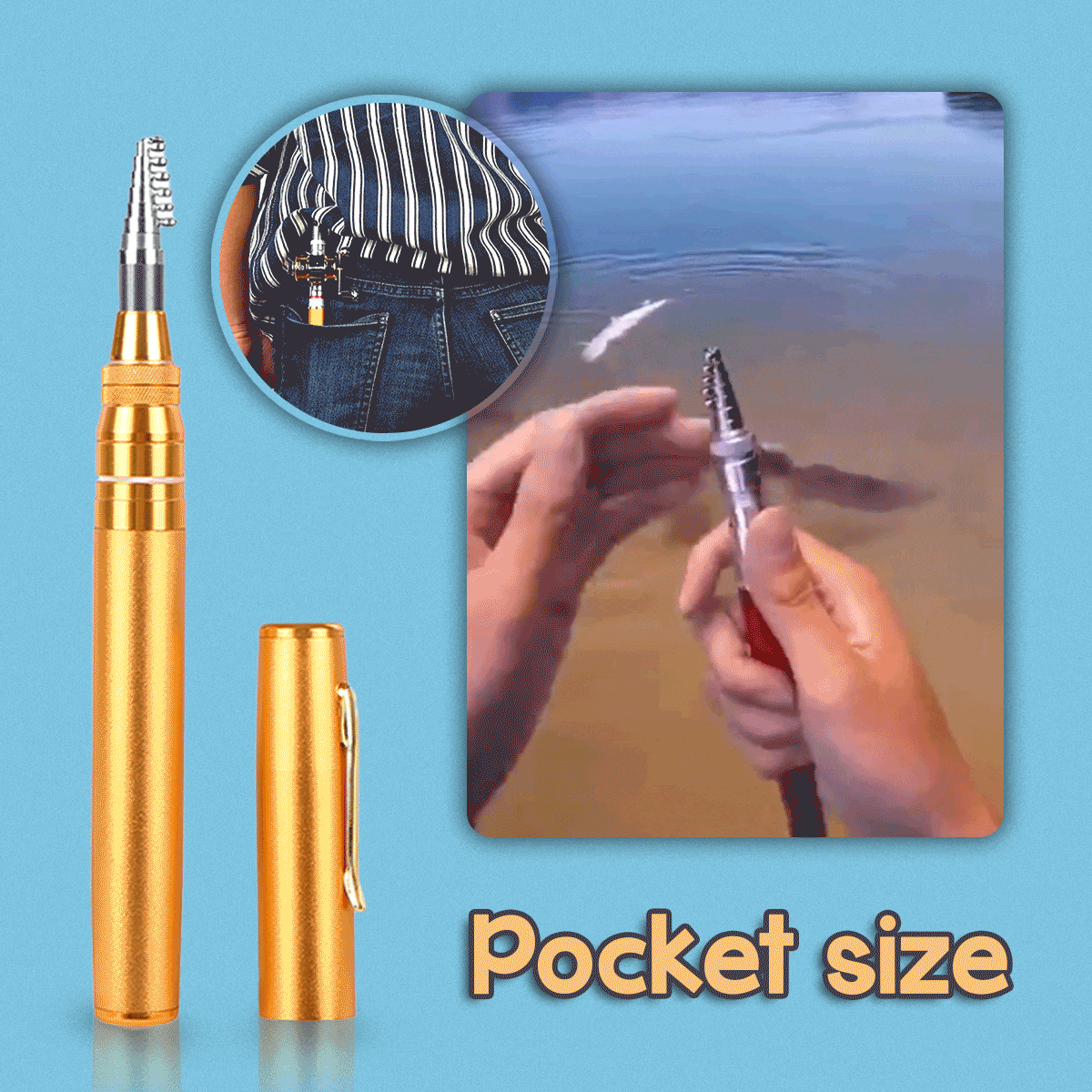 Pocket Size Fishing Rod