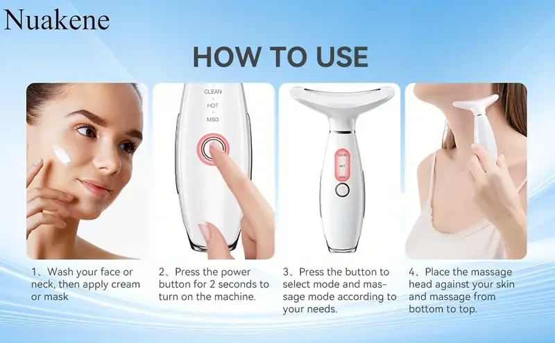 Nuakene Face & Neck Skin Care Beauty Meter,