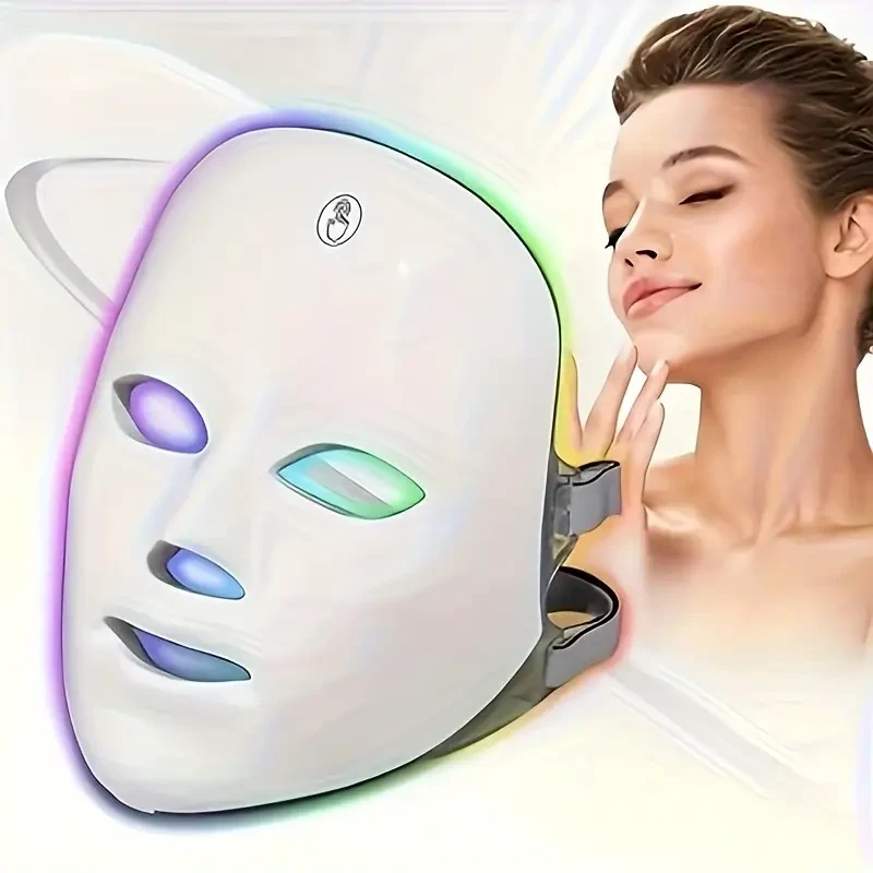 7-Color LED Light Mask for Home & Salon Use