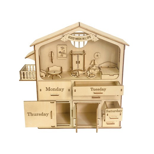 Cabin Creative Doll House Children's Toys Christmas Gifts