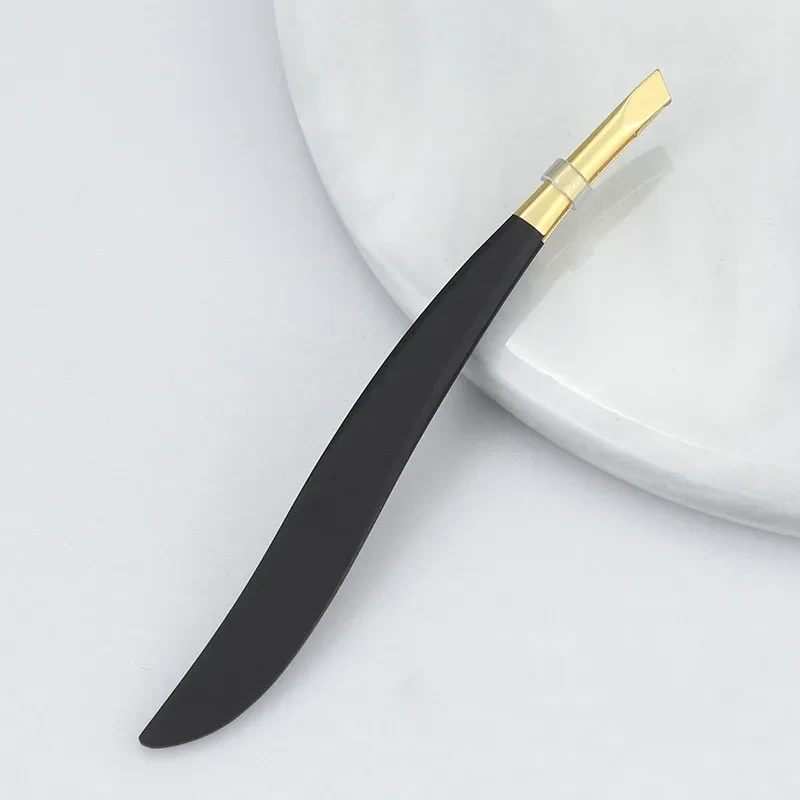 Stainless Steel Beauty Tweezers Oblique Eyebrow Clip
