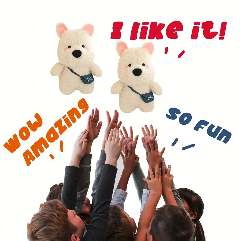 Anime-Themed Cute West Highland Terrier Plush Toys