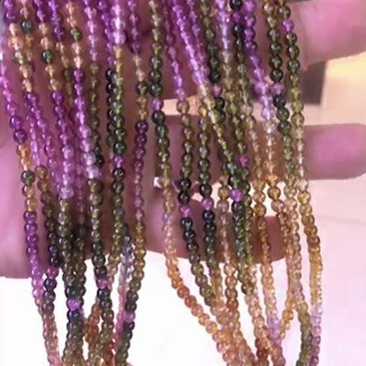 Colorful Hemstone Multi-Circle Bracelet