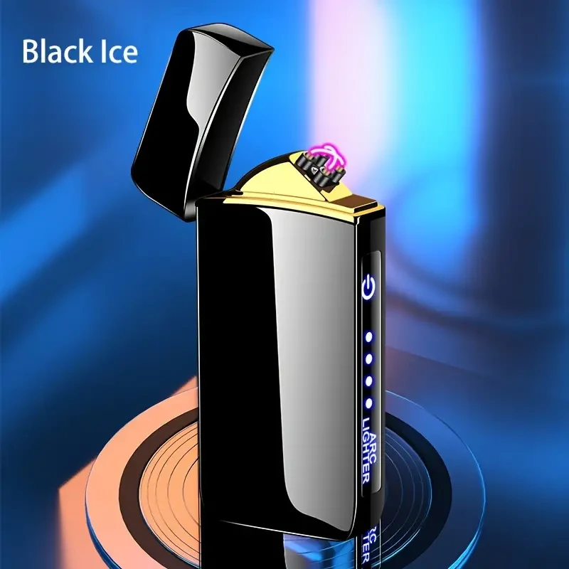 Outdoor Smart Windproof USB Charging Lighter - Rechargeable and Reusable