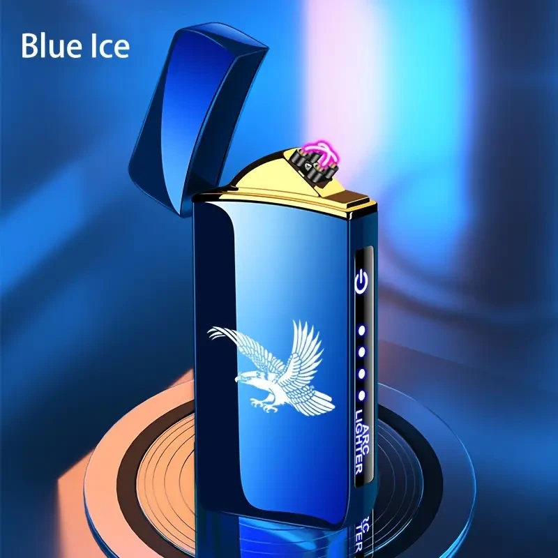 Outdoor Smart Windproof USB Charging Lighter - Rechargeable and Reusable