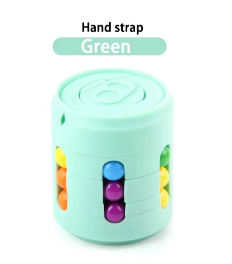 Multiple Functions Fidget Spinner Magic Colorful Beans Finger Spinning Relieves Stress Decompression Tool For Children And Adult